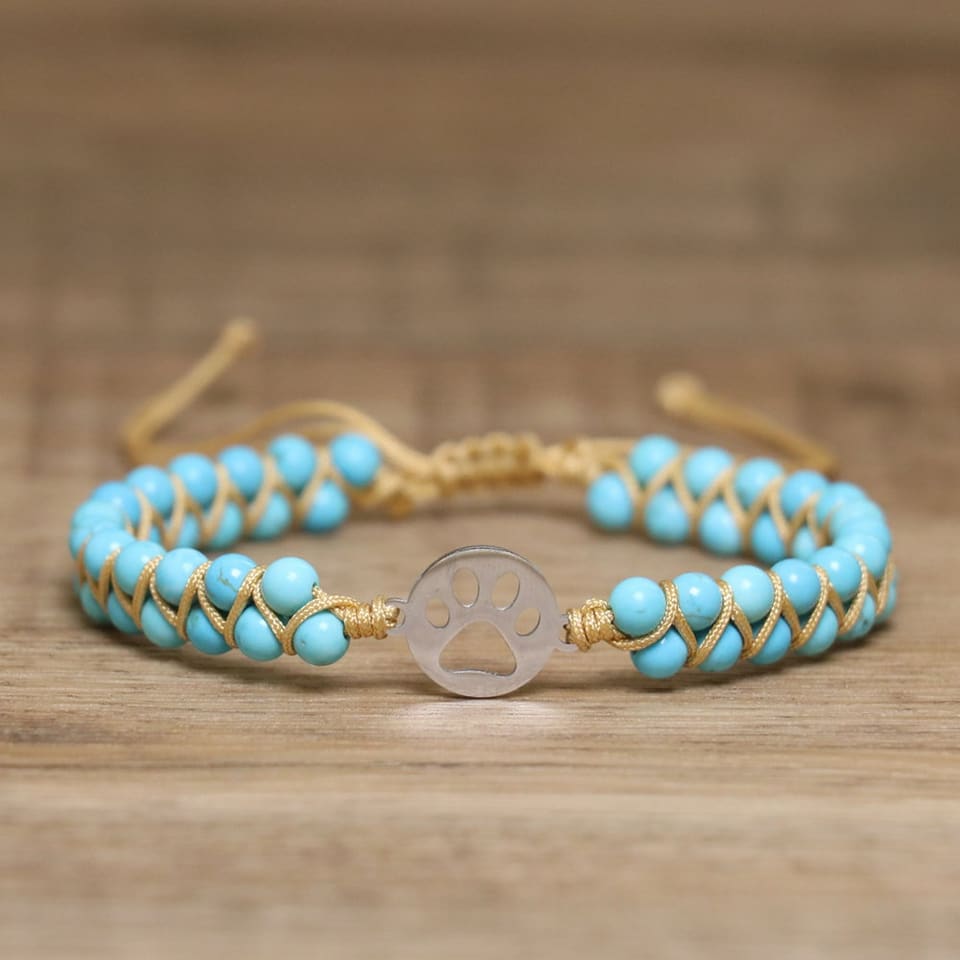 Wander Paw Bracelet — Turquoise